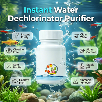 ⏰🔥49% OFF! 🌿 Instant Water Dechlorinator – Safe & Healthy Fish Tanks 🐠