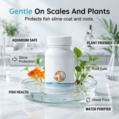 ⏰🔥49% OFF! 🌿 Instant Water Dechlorinator – Safe & Healthy Fish Tanks 🐠