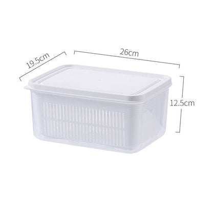 Layered Draining Food Storage Container