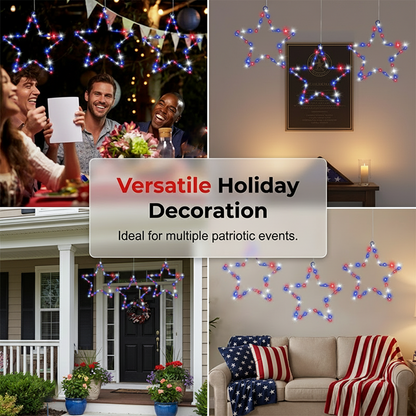 Holiday Decor Hanging Star Light