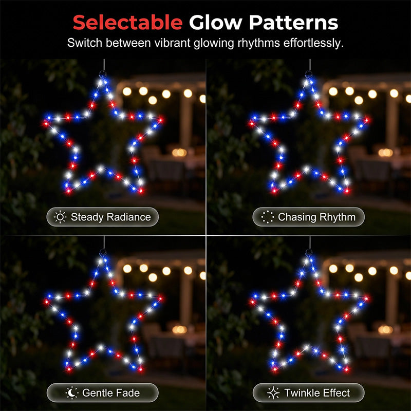 Holiday Decor Hanging Star Light