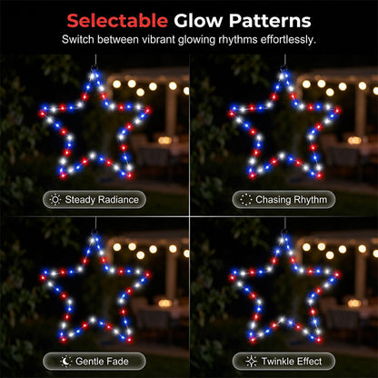 Holiday Decor Hanging Star Light