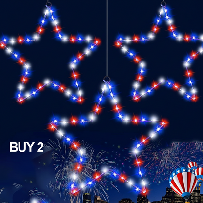 Holiday Decor Hanging Star Light