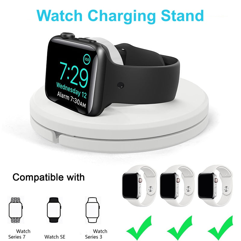 🔥Hot Sale-⚡ Watch Charging Dock with Cable Winder