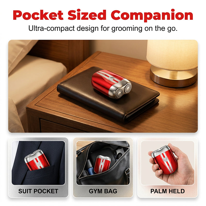 🛒 49% OFF NOW!☀️Precision Dual-Blade Portable Shaver – Ultra-Sleek Alloy Body, Fully Washable & USB Rechargeable for Effortless, Skin-Friendly Grooming On the Go