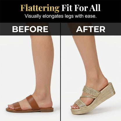 Women's Woven Strap Platform Sandals