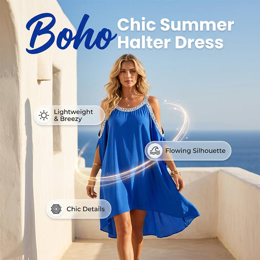 Women’s Summer Cold Shoulder Dress
