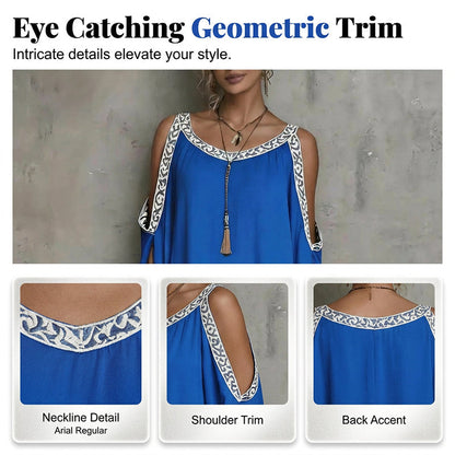Women’s Summer Cold Shoulder Dress