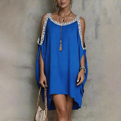Women’s Summer Cold Shoulder Dress