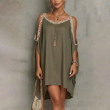 Women’s Summer Cold Shoulder Dress