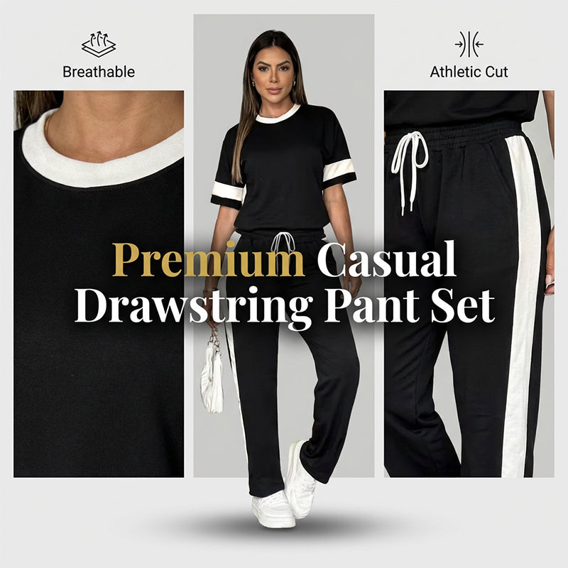 💥NEW HOT SALE💥Women’s Comfortable Drawstring Waist Pant Set