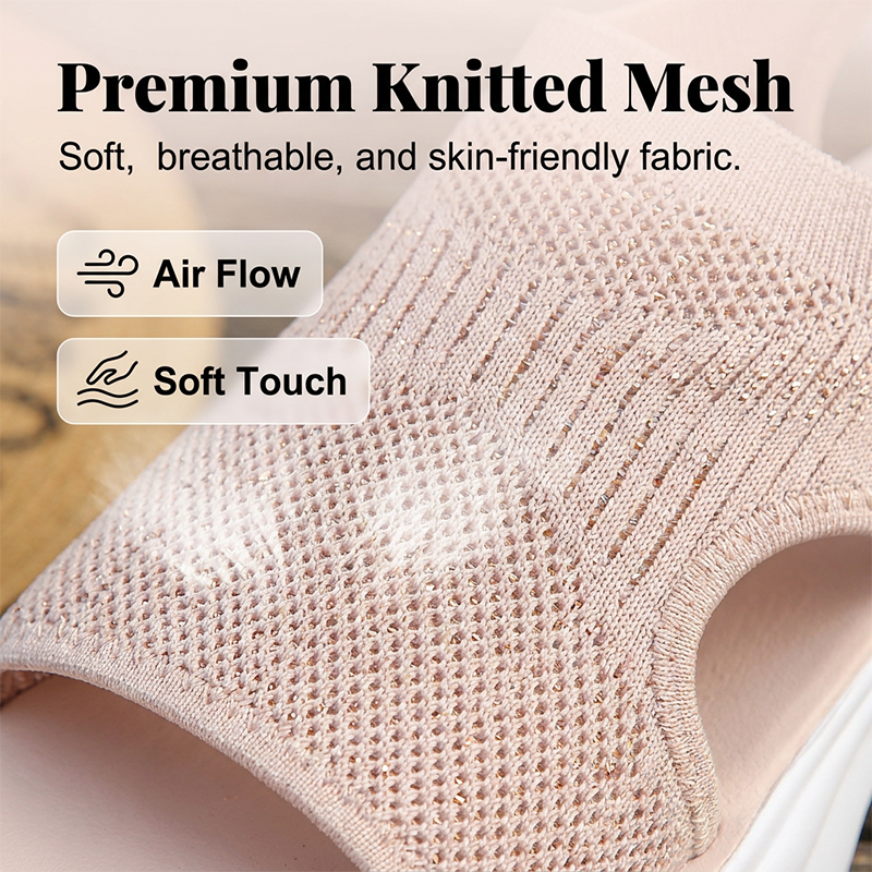 💕Summer Hot Sale 50% Off!👟Women's Breathable Mesh Platform Sandals🍃