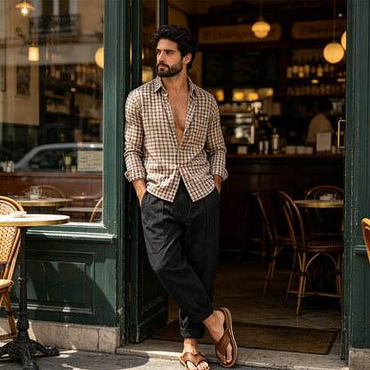 Men's Casual Loose Fit Drawstring Pants