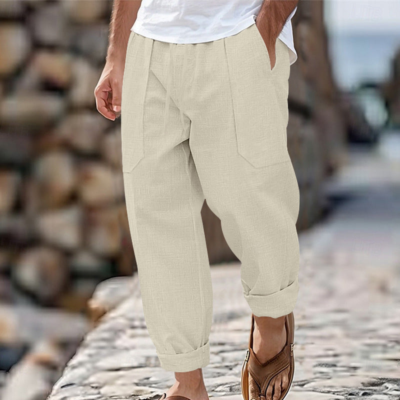 Men's Casual Loose Fit Drawstring Pants