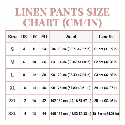 Women's Solid Drawstring Cotton Linen Capris