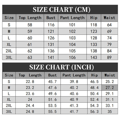 Women's Print Top & Pants 2-Piece Set