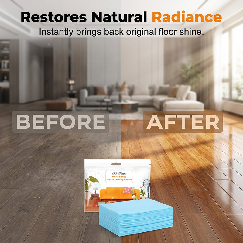 30-Pieces Multi-Effect Floor Cleaning Sheets