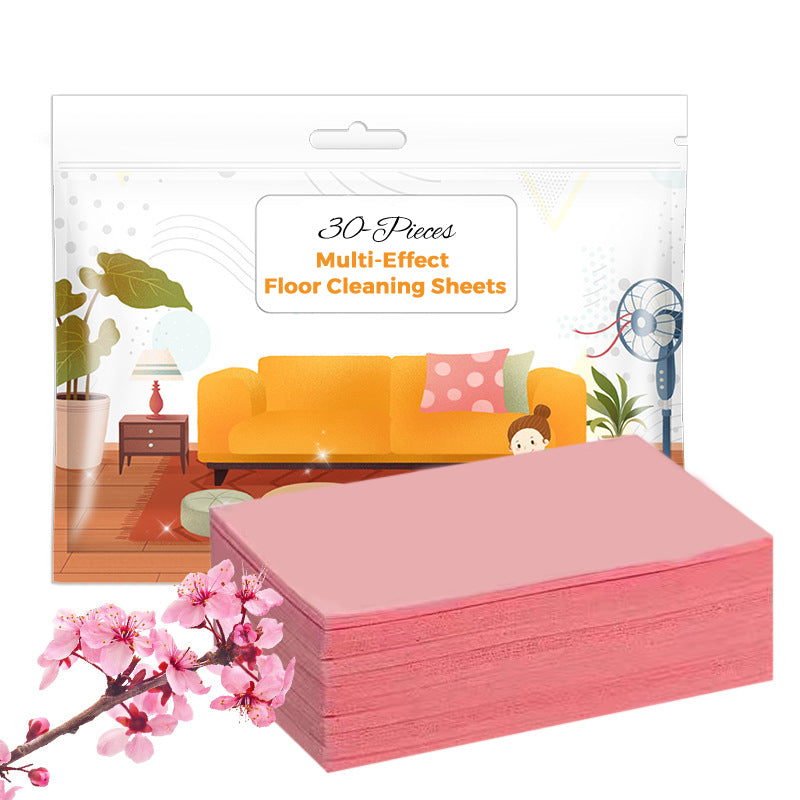 30-Pieces Multi-Effect Floor Cleaning Sheets