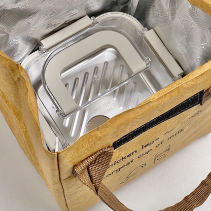 Reusable Thermal Lunch Tote with Handles
