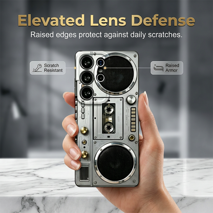 3D Cassette Tape Design Protective Cover