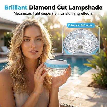 📢📢50% OFF !! ⏰LED Solar Floating Pool Light