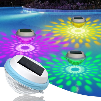 📢📢50% OFF !! ⏰LED Solar Floating Pool Light