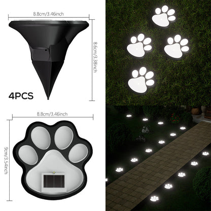 📢📢50% OFF !! ⏰Solar Paw Print Garden Lights