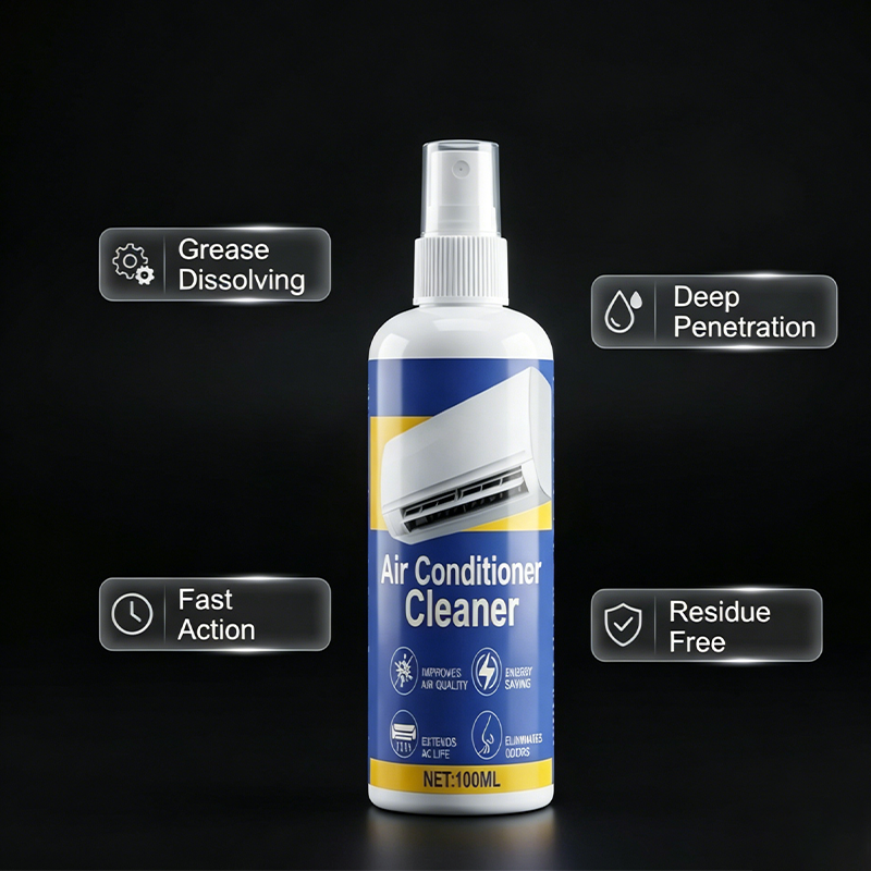 🔥49% OFF! 💰Rinse-Free Air Conditioner Cleaner Spray❄️🧼Just Spray, Wait & Rinse — It’s That Easy 🙌