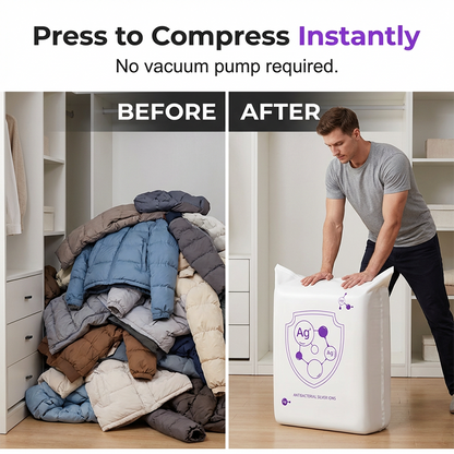 🏆 Last Day Special Price £8.77 ! 🧳Buy 2 Get 1 Free✨Vacuum Storage Bags for Home Use