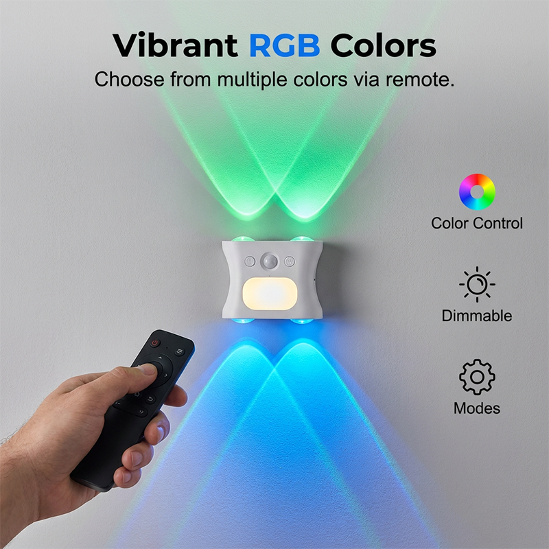 🏆LAST DAY SALE 49% OFF🔥Motion Sensor Wall Light with Remote