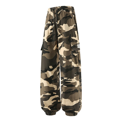 😎Women's Casual Camouflage Pants with Drawstring👖Baggy Fit. Clean Look. Serious Comfort 😍