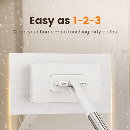 Retractable Snap Grip Mini Flat Mop