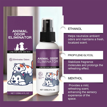 Effective Pets Odor Eliminator Spray 🐱 Long-Lasting Freshness, Not Just Masking Odors 🍃