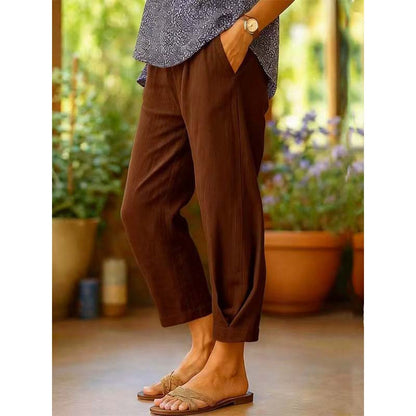 Women's Casual Elastic Waist Pants