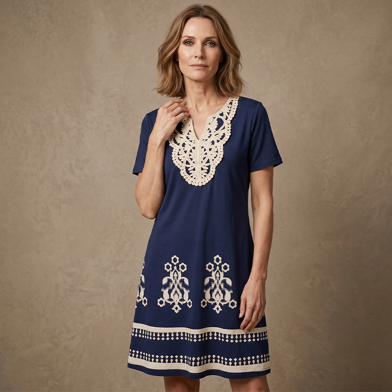 Women's Casual Bohemian Floral Print Dress