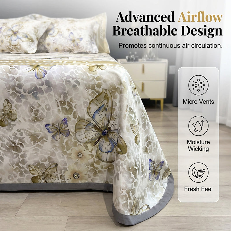 3-Piece Cooling Summer Bed Sheet Set