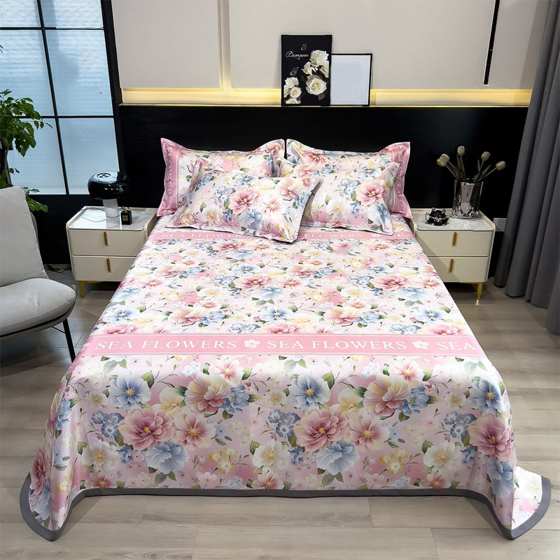 3-Piece Cooling Summer Bed Sheet Set
