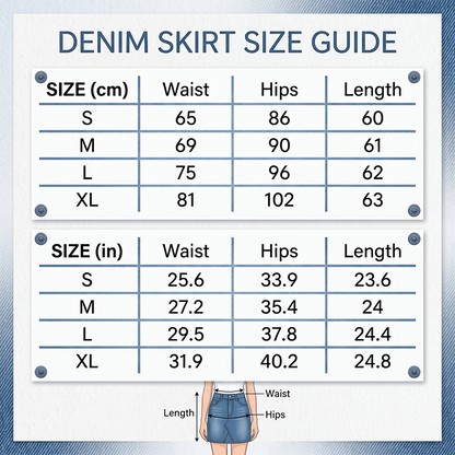 Flared Mermaid Denim Midi Skirt
