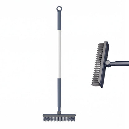 2-in-1 Grout & Corner Scrubber Brush with Squeegee