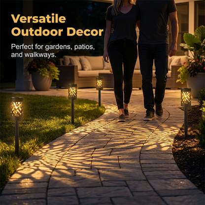 4PCS-Solar Garden Lights for Outdoor Pathways