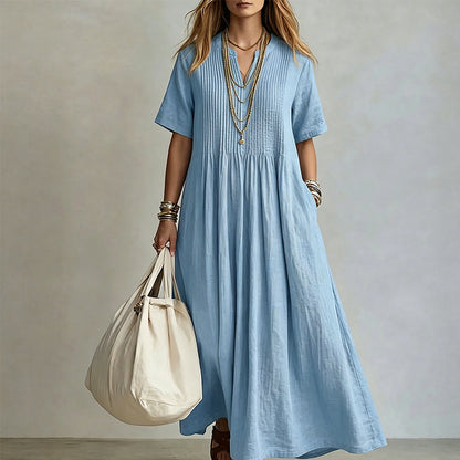 🔥 Today Only – Up To 49% OFF 👗 Women's Loose Casual V-Neck Dress✨