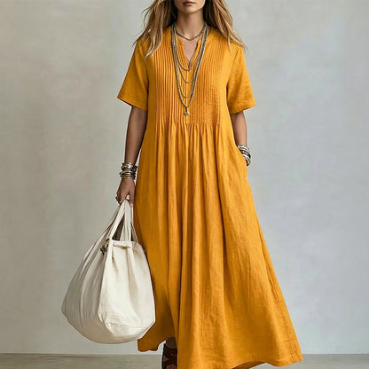 🔥 Today Only – Up To 49% OFF 👗 Women's Loose Casual V-Neck Dress✨