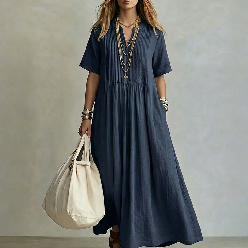🔥 Today Only – Up To 49% OFF 👗 Women's Loose Casual V-Neck Dress✨