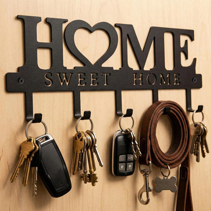 Home Sweet Home Wall-Mounted Key Holder