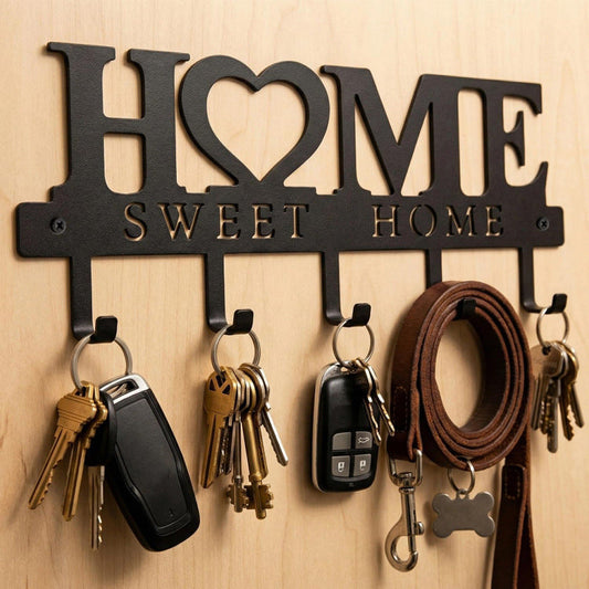Home Sweet Home Wall-Mounted Key Holder