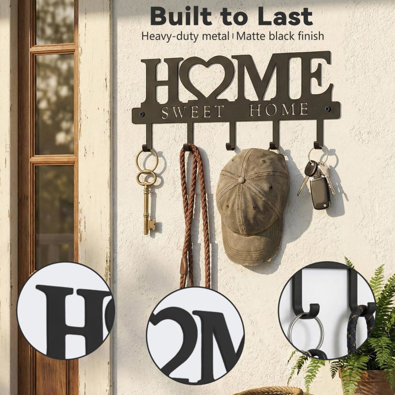 Home Sweet Home Wall-Mounted Key Holder
