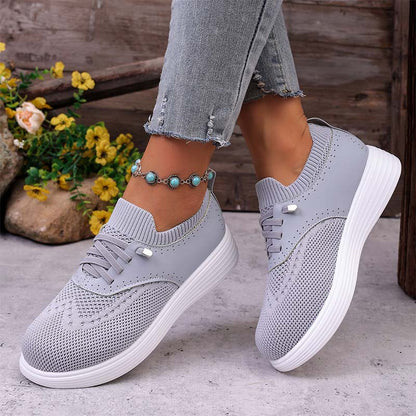 Women's Breathable Mesh Slip-On Walking Shoes