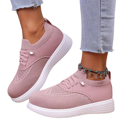 Women's Breathable Mesh Slip-On Walking Shoes
