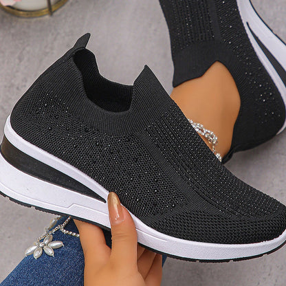 Women’s Breathable Knit Walking Shoes