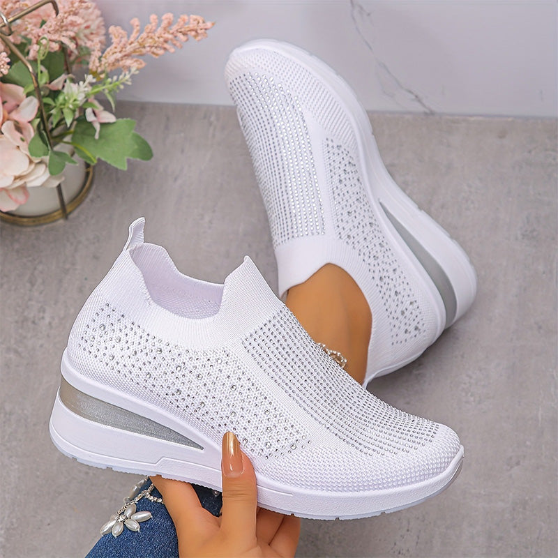 Women’s Breathable Knit Walking Shoes
